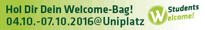Banner
Welcome-Bag 420 x 62 Pixel