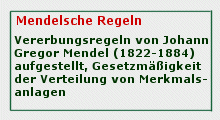 mendelsche regeln