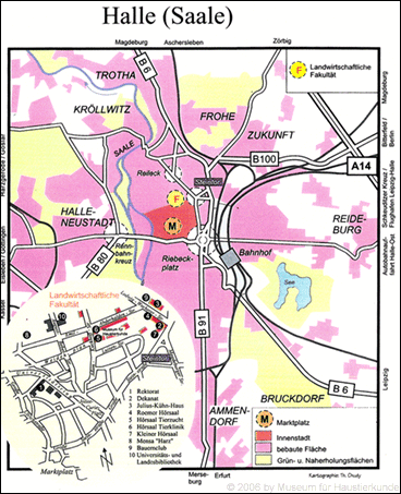 Lageplan des Museums fr Haustierkunde